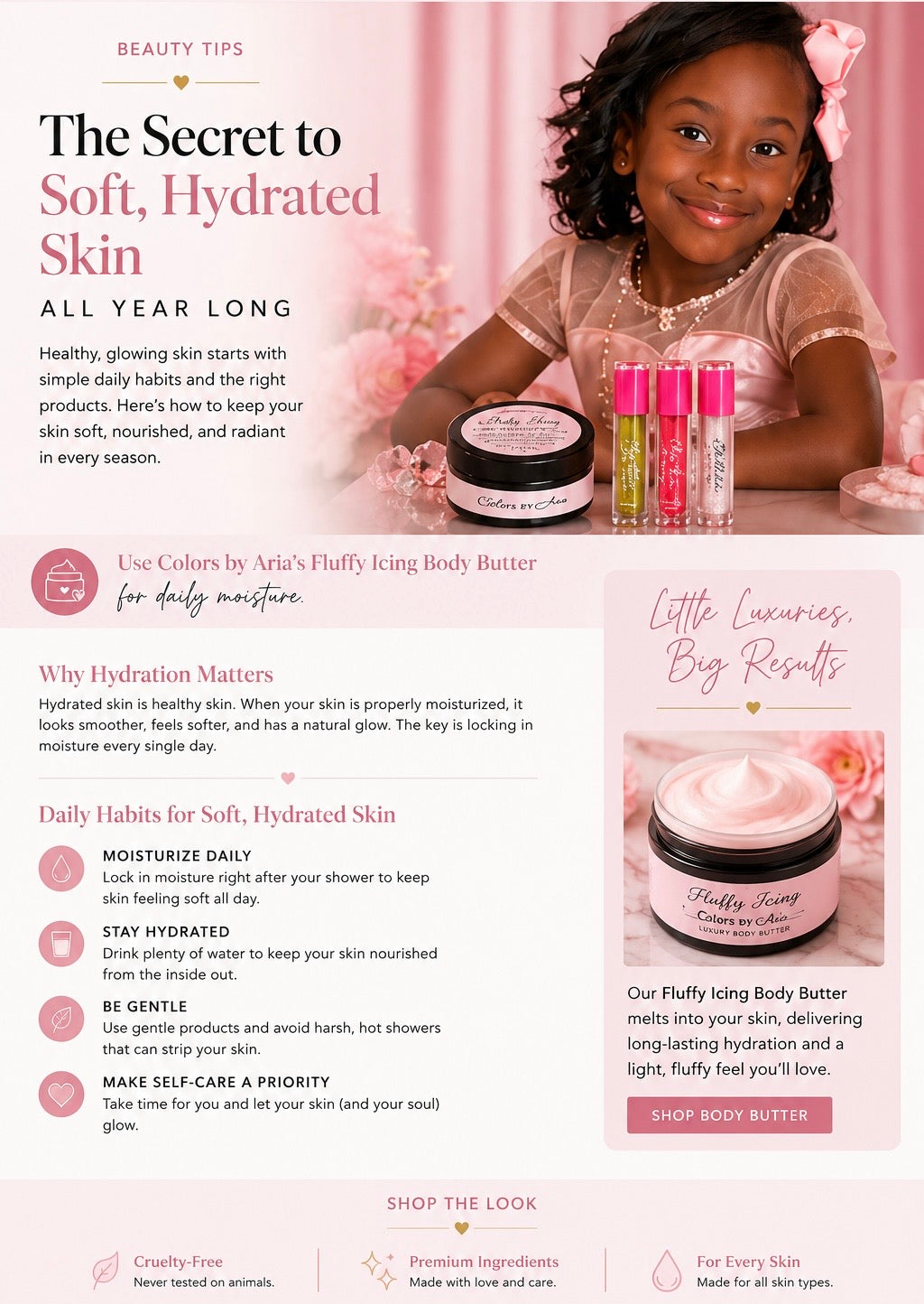 The Secret to Soft, Hydrated Skin All Year Long